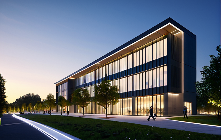 현대건축물 해외 건축 트렌드 - Biophilic Office Space**

"A modern office interior with a large green wall and ample natural light ...