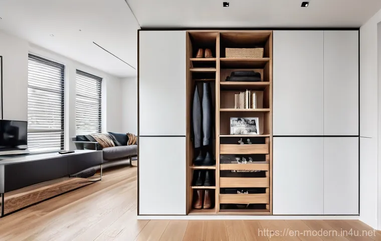 현대건축물 공간 활용 최적화 - An expansive, serene living room designed with strong biophilic principles, emphasizing wellness and...